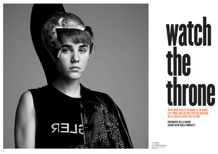 Justin Bieber, V Magazine, do not post till midnight 1/10 Justin Bieber, V Magazine, do not post till midnight 1/10